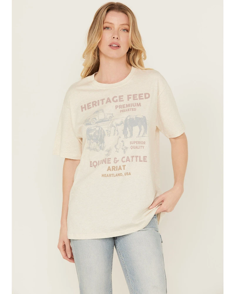 Ariat Women's Feed Short Sleeve Graphic Tee