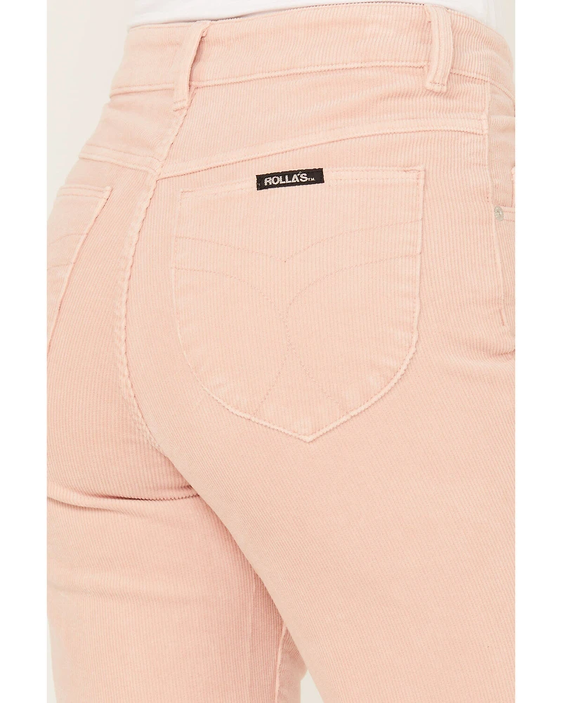 Rolla's Women's Peony High Rise Original Chord Straight Jeans