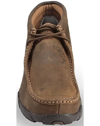 Twisted X Men's Driving Mocs Steel Toe Lace-Up Work Shoes