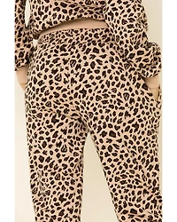 Velvet Heart Women's Leopard Jogger Pants
