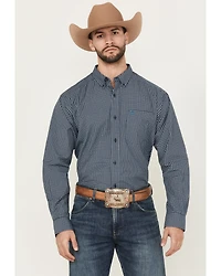 Ariat Men's Pro Series Paddy Classic Fit Checkered Print Long Sleeve Button-Down Western Shirt