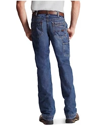 Ariat Men's FR M4 Medium Wash Relaxed Workhorse Bootcut Jeans - Big