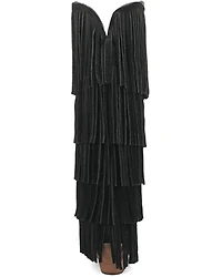 Dingo Women's Wild Child Suede Fringe Tall Western Boots - Snip Toe