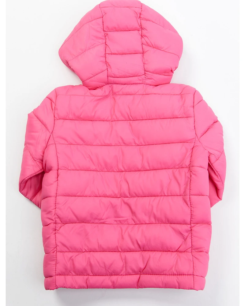 Urban Republic Girls' Quilted Packable Puffer Hooded Jacket