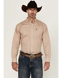 Ariat Men's Frazier Geo Print Long Sleeve Button-Down Western Shirt
