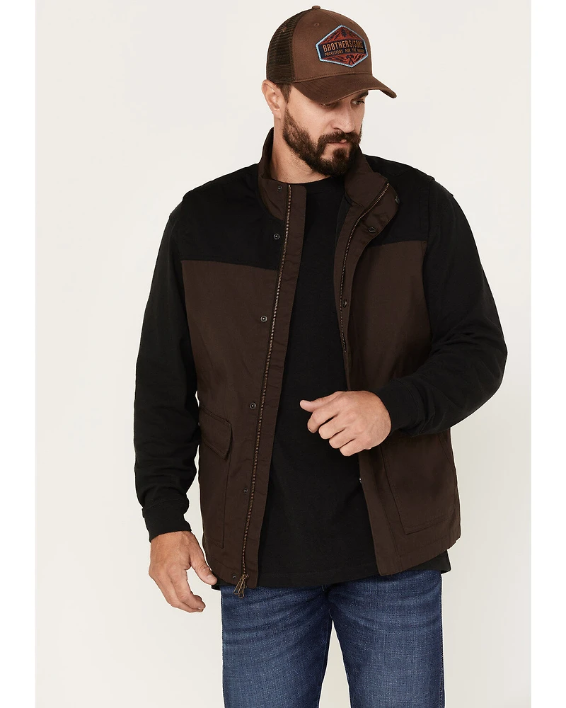 Brothers and Sons Men's Waxed Canvas Field Vest