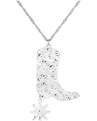 Montana Silversmiths Women's Chiseled Boots & Spurs Turquoise Necklace