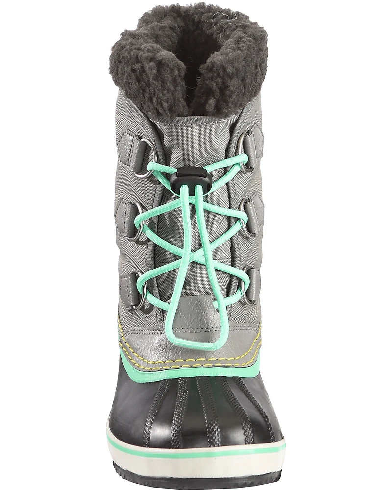 Sorel Boys' Grey Yoot Pac Nylon Boots - Round Toe