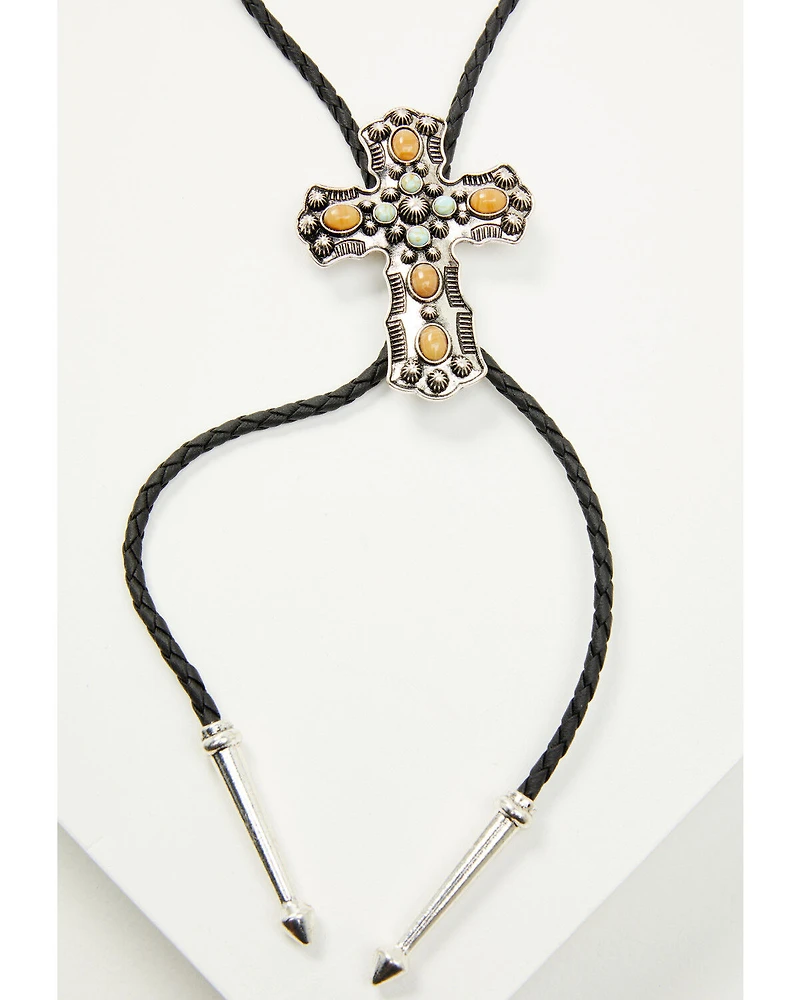 Shyanne Women's Cross Bolo Tie