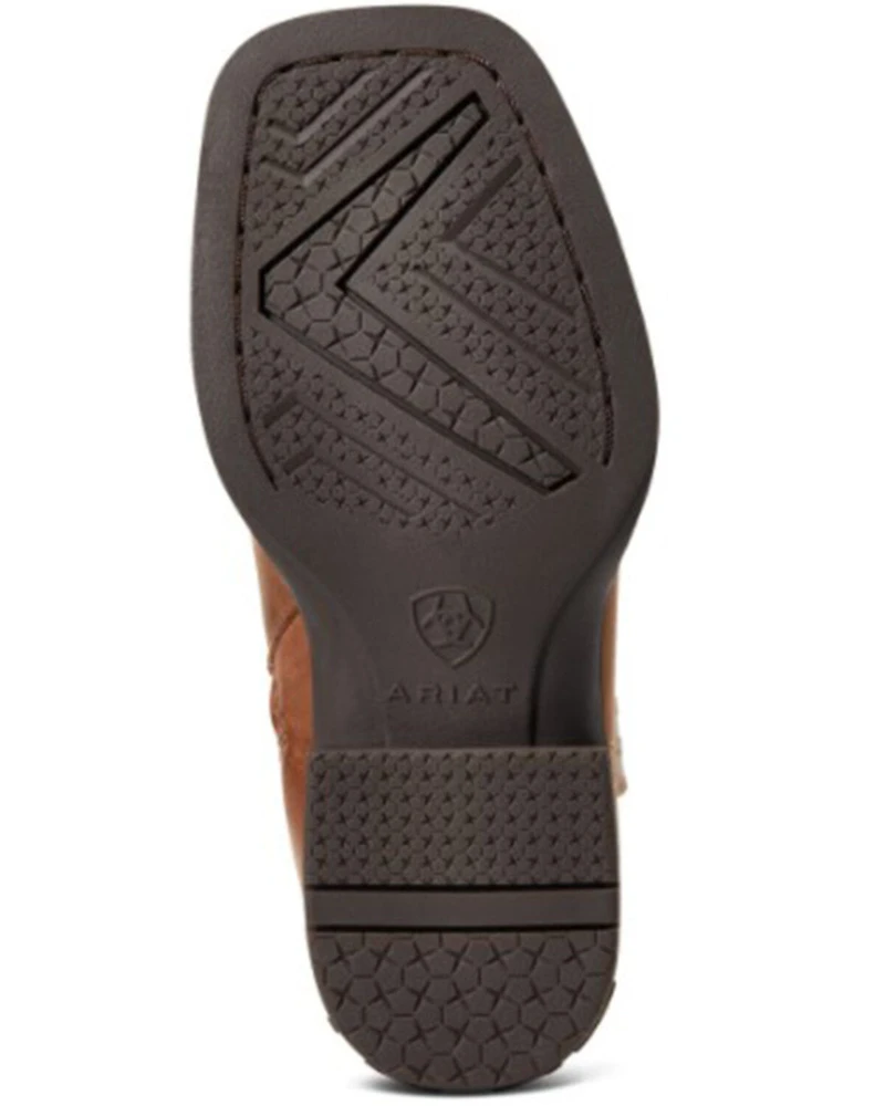Ariat Boys' Amos Easy Fit Western Boot - Broad Square Toe