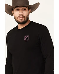 RANK 45® Men's Bucklog Long Sleeve Graphic T-Shirt