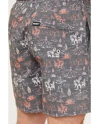 Hooey Men's Big Wake Comanche Printed Board Shorts