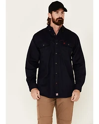Ariat Men's FR Solid Vent Long Sleeve Button Down Work Shirt - Tall