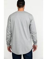 Hawx Men's FR Pocket Henley Long Sleeve Work Shirt - Tall