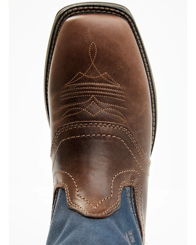 Brothers and Sons Men's Xero Gravity Lite Western Performance Boots - Broad Square Toe
