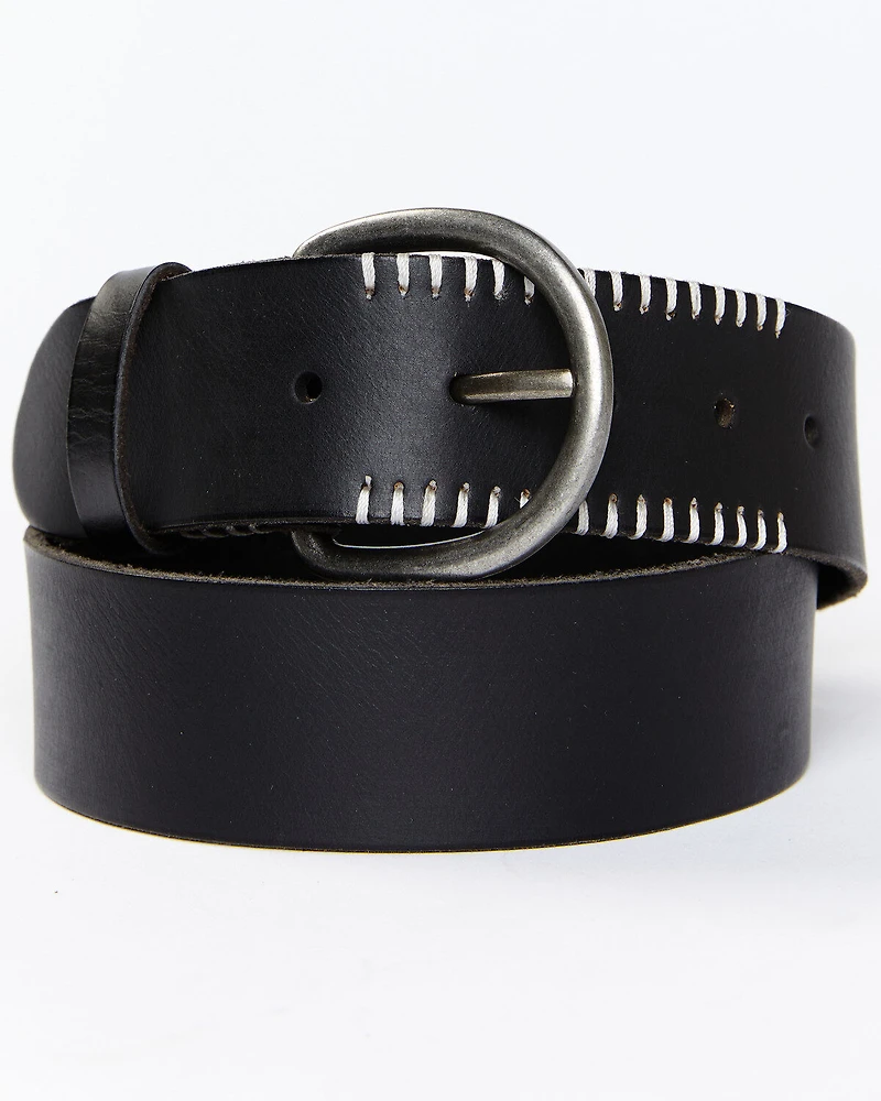 Cleo + Wolf Women's Stitching Detail Leather Belt
