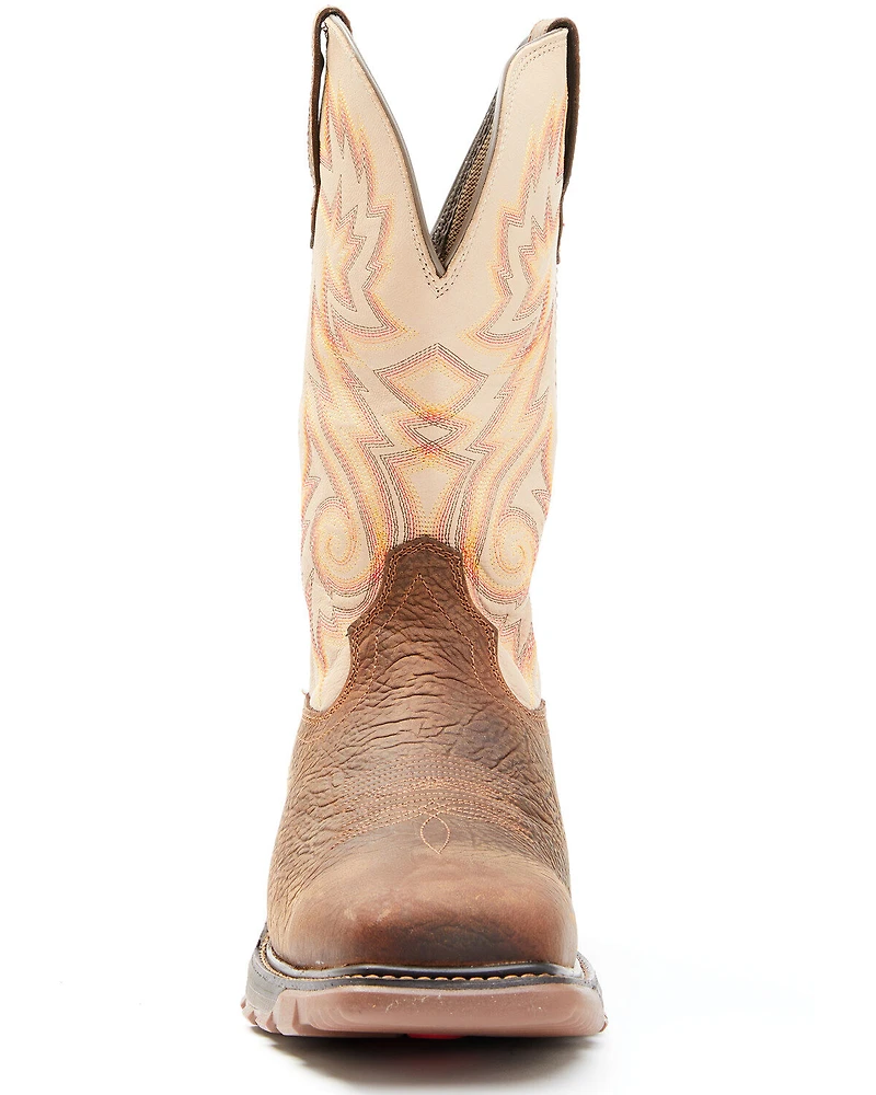 Rocky Men's Carbon 6 Waterproof Western Work Boots - Soft Toe