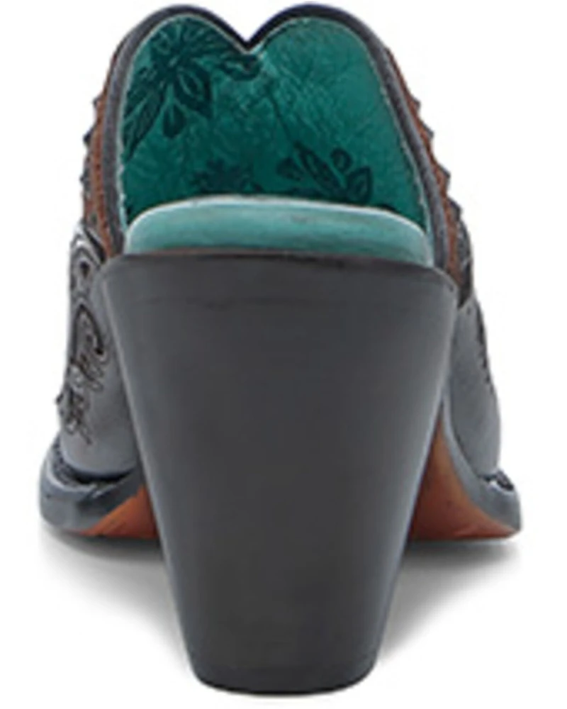 Corral Women's Inlay Studded Mules - Snip Toe