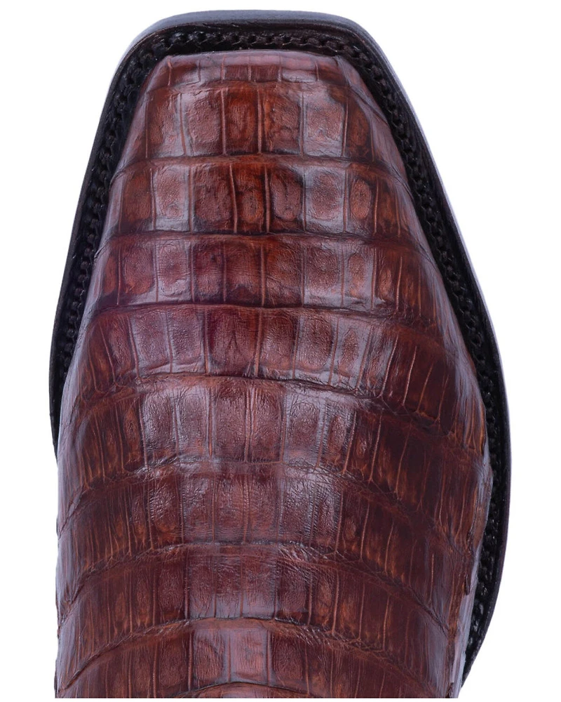Dan Post Men's Bayou Exotic Caiman Western Boots - Square Toe
