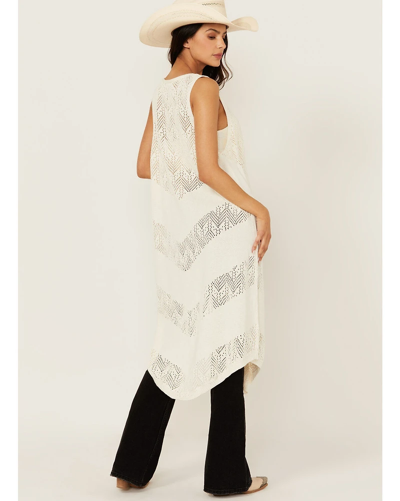 Wrangler Retro Women's Crochet Duster Vest