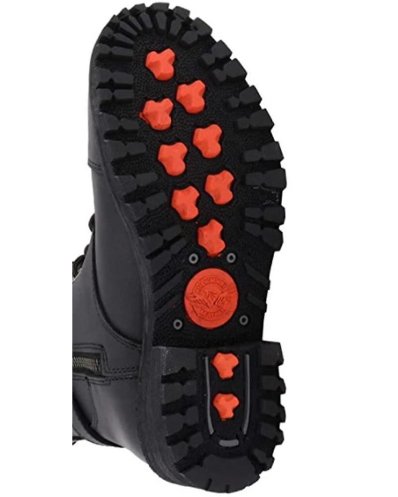 Milwaukee Leather Women's Front Toe Cap Riding Boots - Round