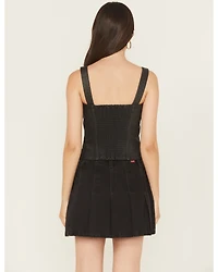 Levi's Women's Sculpted Prize Fight Sleeveless Denim Bustier Top