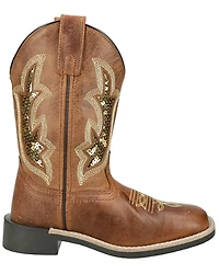 Smoky Mountain Little Girls' Nevada Western Boots - Broad Square Toe
