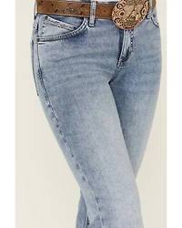 Wrangler Women's Nadia Medium Wash Mid Rise Ultimate Riding Bootcut Stretch Denim Jeans