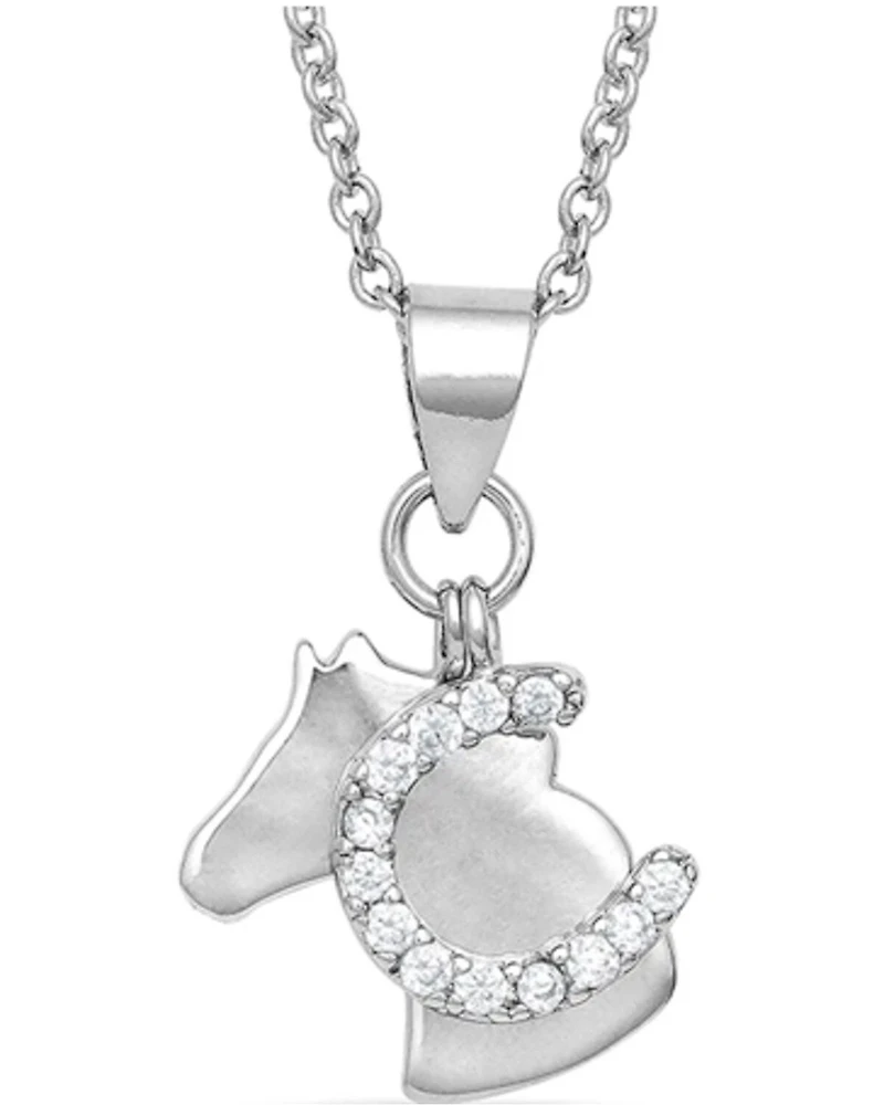 Montana Silversmiths Women's Horsing Around Charm Necklace