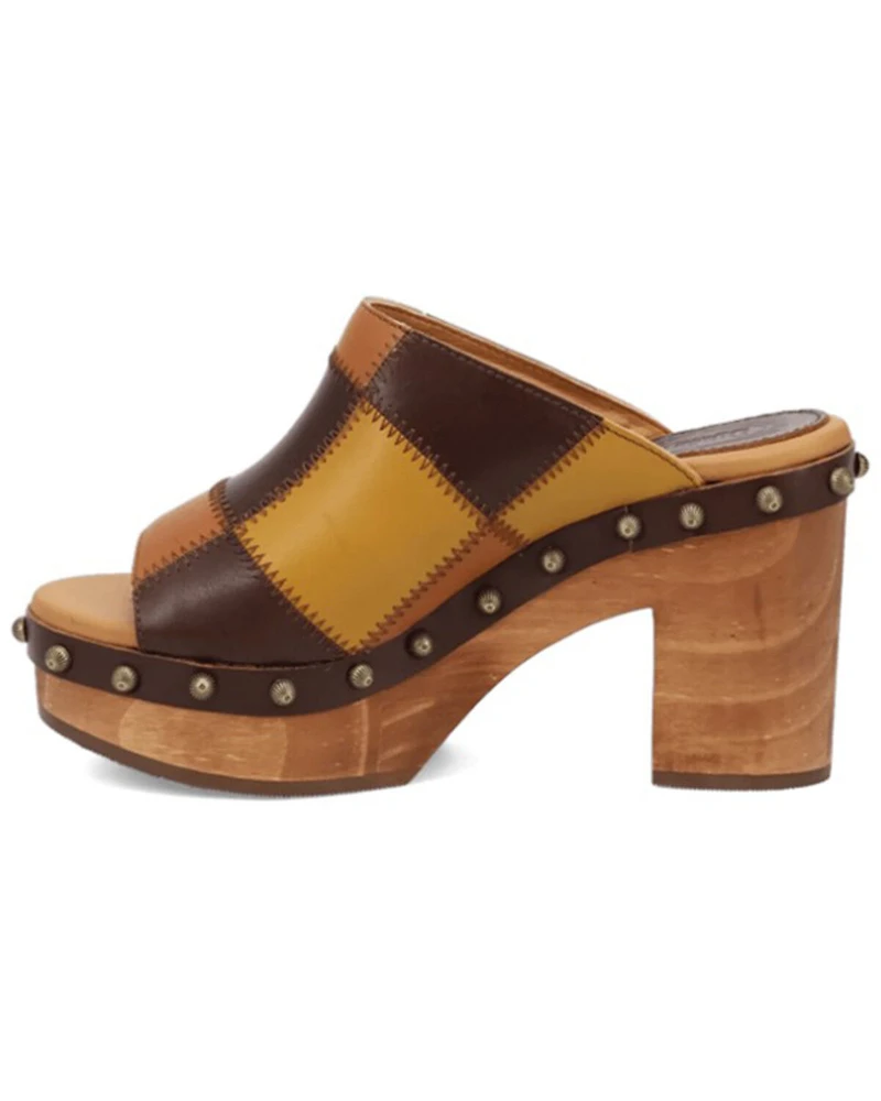 Dingo Women's Mosaic Wooden Sandals