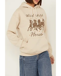 Youth Revolt Women's Hold Horses Graphic Hoodie