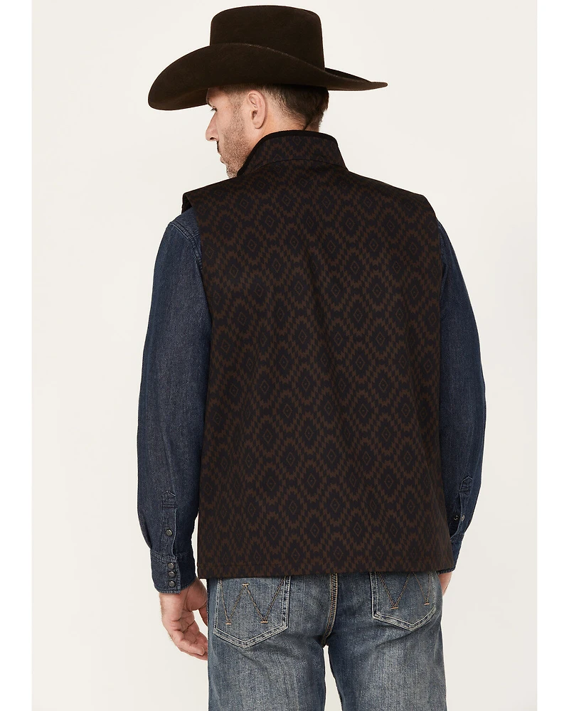 RANK 45® Men's Southwestern Print Softshell Vest
