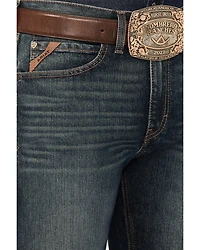 Ariat Men's M2 Atlas Ray Dark Wash Relaxed Bootcut Pro Series Performance Denim Jeans