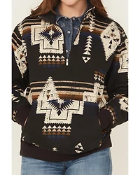 Ariat Women's Southwestern Print 1/4 Zip Pullover