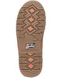 Justin Men's 5" Corbett Lace-Up Moc Waterproof Work Boots - Alloy Toe