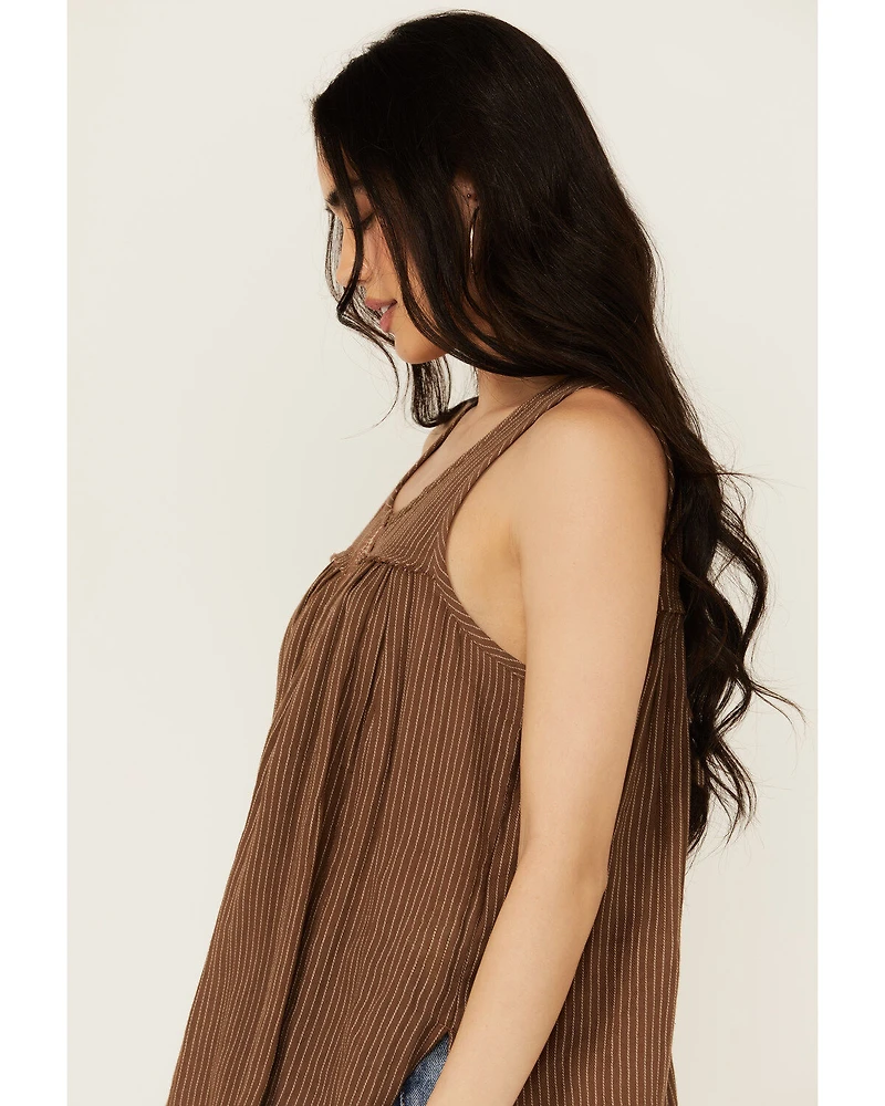 Cleo + Wolf Women's Betty Striped Print Tank Top