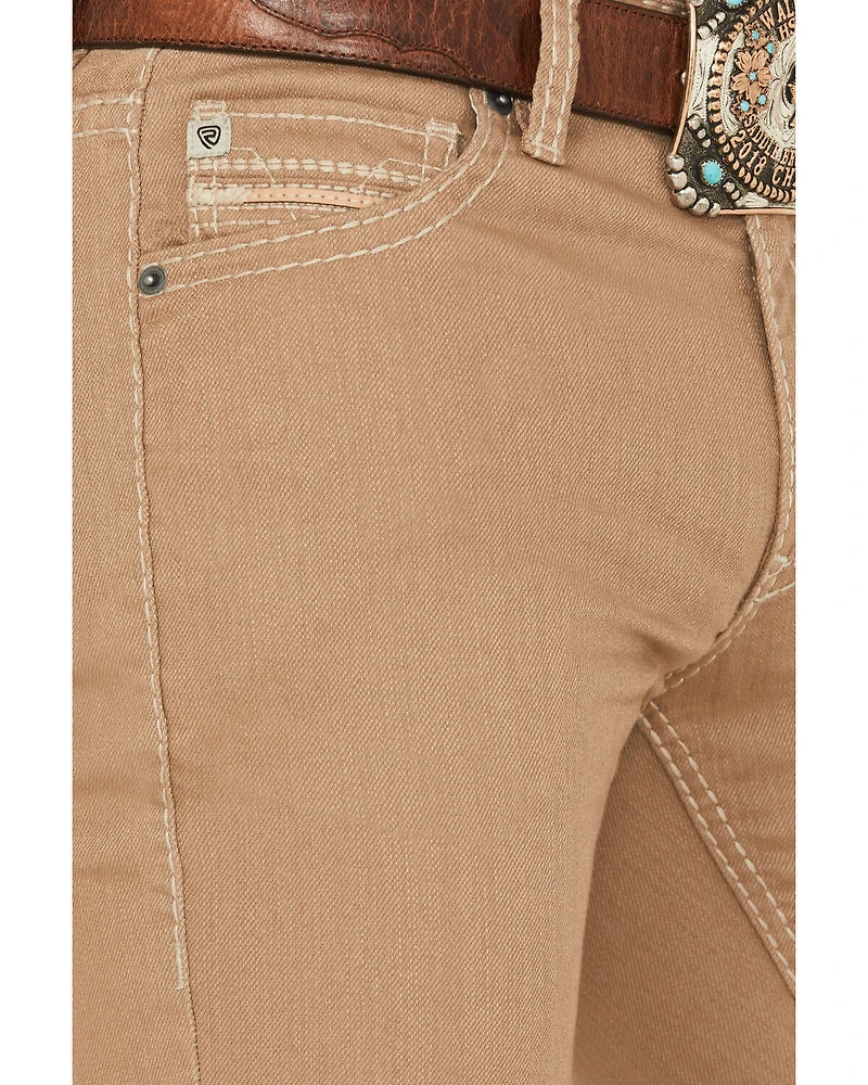 Rock & Roll Denim Men's Revolver Slim Straight Reflex Khaki Jeans