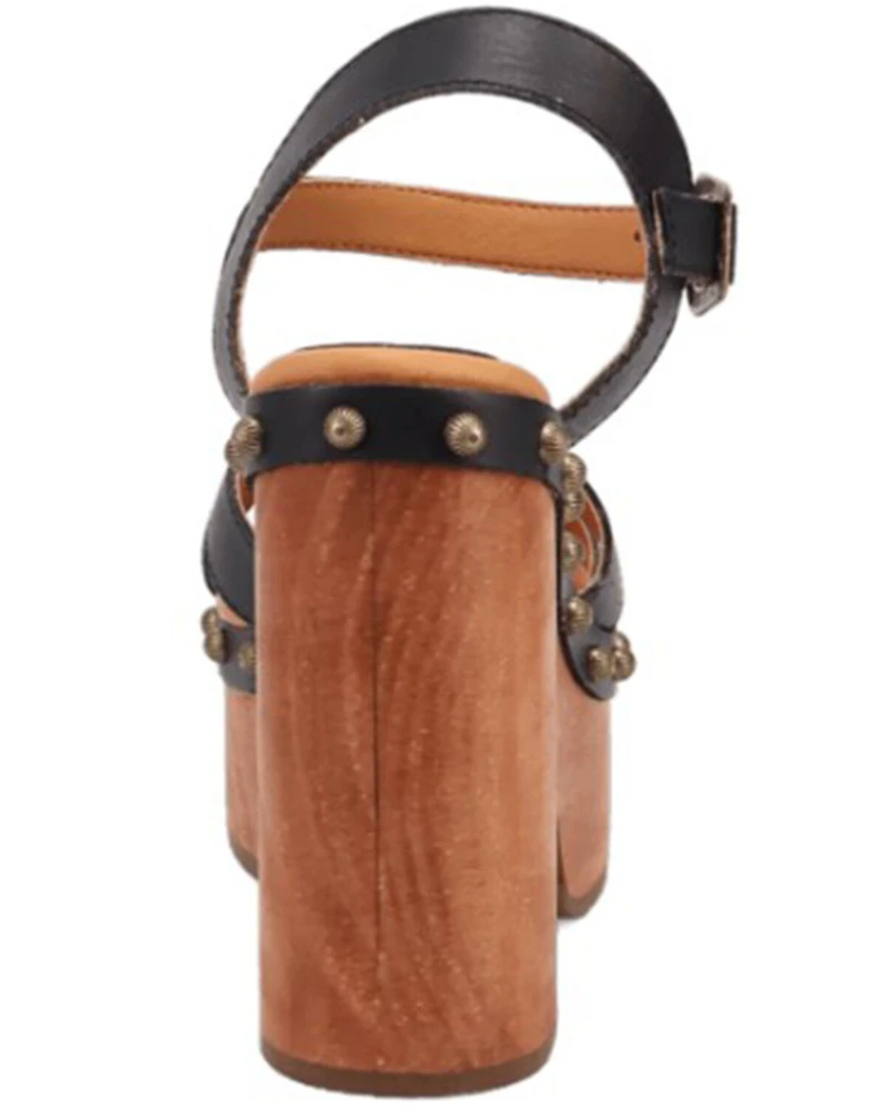 Dingo Women's Lotus Wooden Sandals