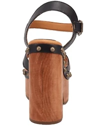 Dingo Women's Lotus Wooden Sandals