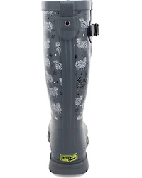 Western Chief Women's Black Sheep Faux Fur Tall Rain Boots