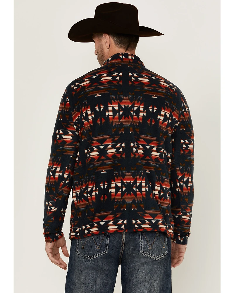 RANK 45® Men's Winston Southwestern Print 1/4 Zip Pullover