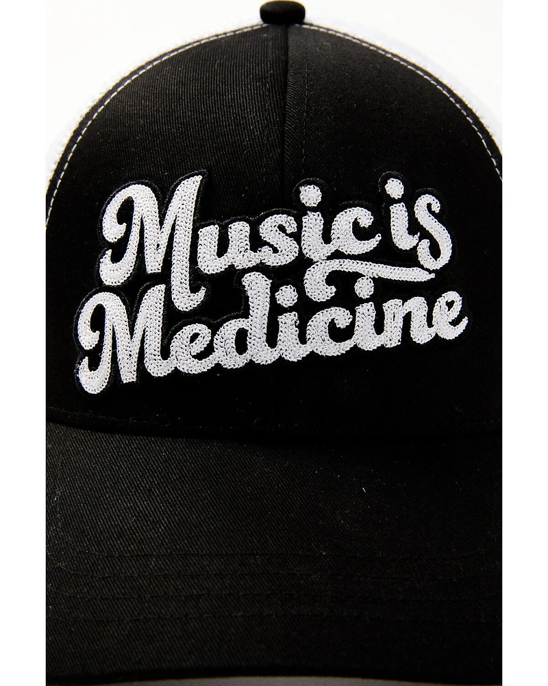 Idyllwind Women's Music Is Medicine Embroidered Mesh Back Ball Cap