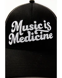 Idyllwind Women's Music Is Medicine Embroidered Mesh Back Ball Cap