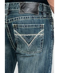 Rock & Roll Denim Men's Pistol Med Bootcut Jeans