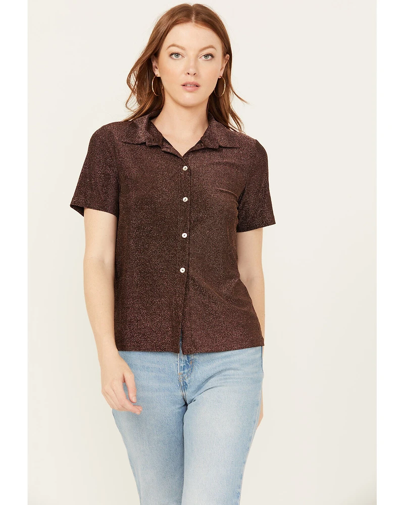 Molly Bracken Women's Short Sleeve Button-Down Shirt