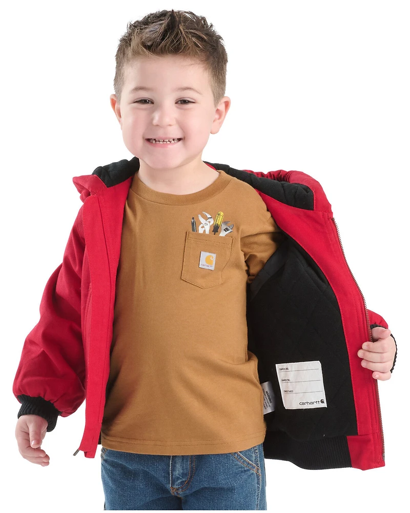 Carhartt Infant Boys' Insulated Hooded Canvas Jacket