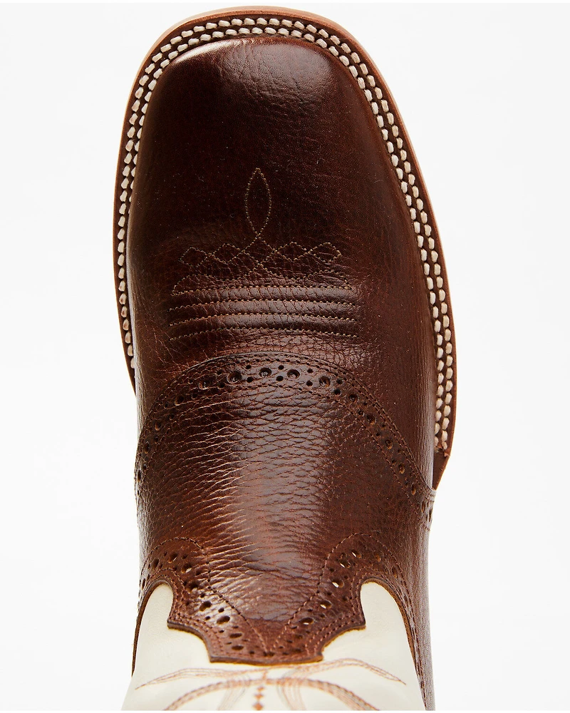 Blue Ranchwear Men's Buckaroo Western Boots - Broad Square Toe