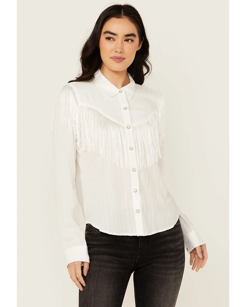 Idyllwind Women's Fringe Long Sleeve Snap Western Shirt