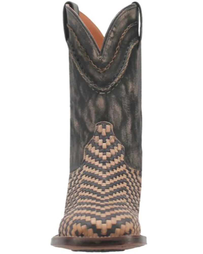 Dan Post Men's Keaton Basket Weave Performance Western Boots - Broad Square Toe