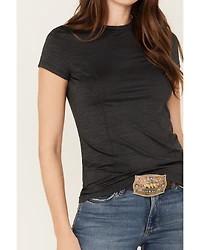 RANK 45® Women's Solid Short Sleeve Performance Tee